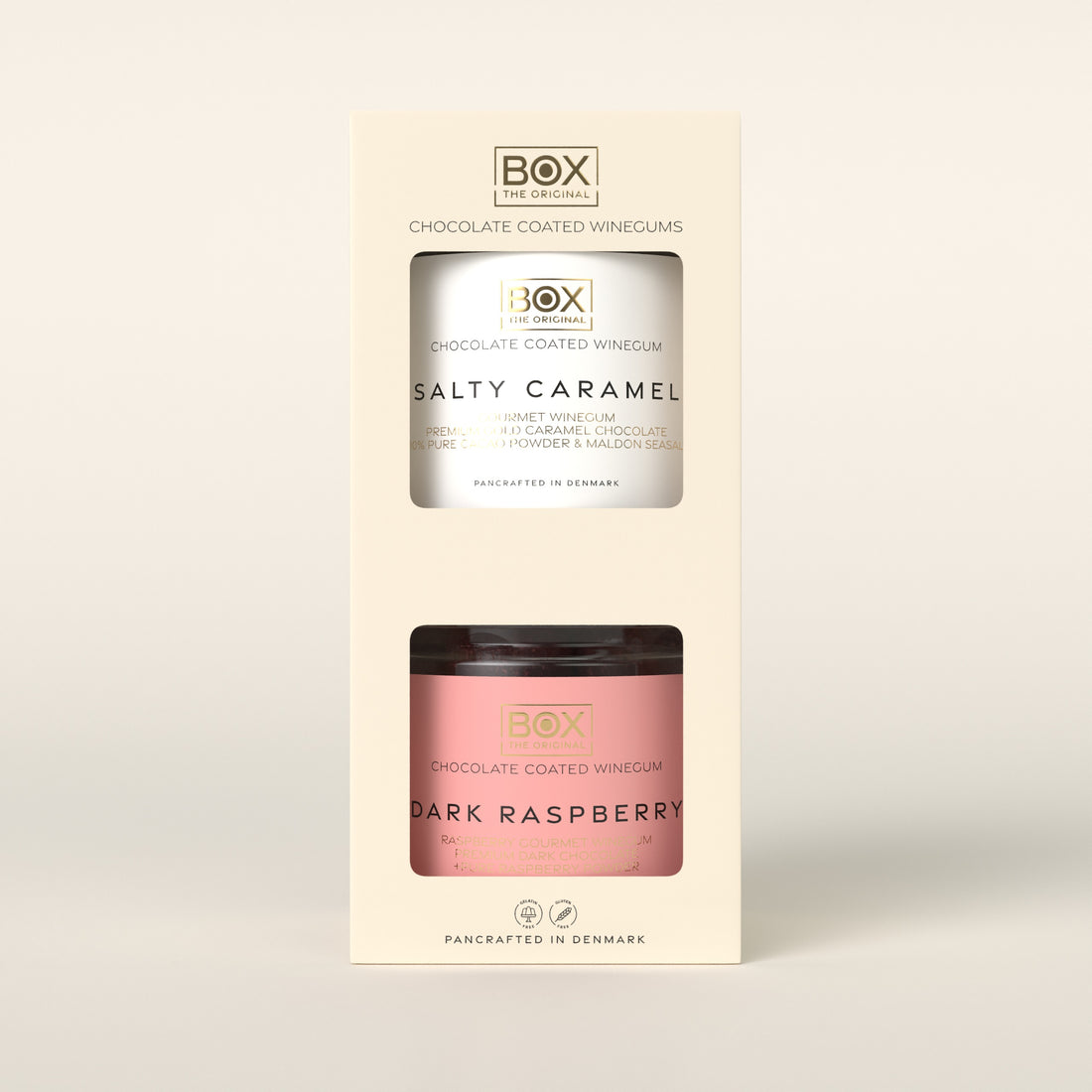 Salty Caramel &amp; Dark Raspberry — Gift Box Duo, Denmark Edition