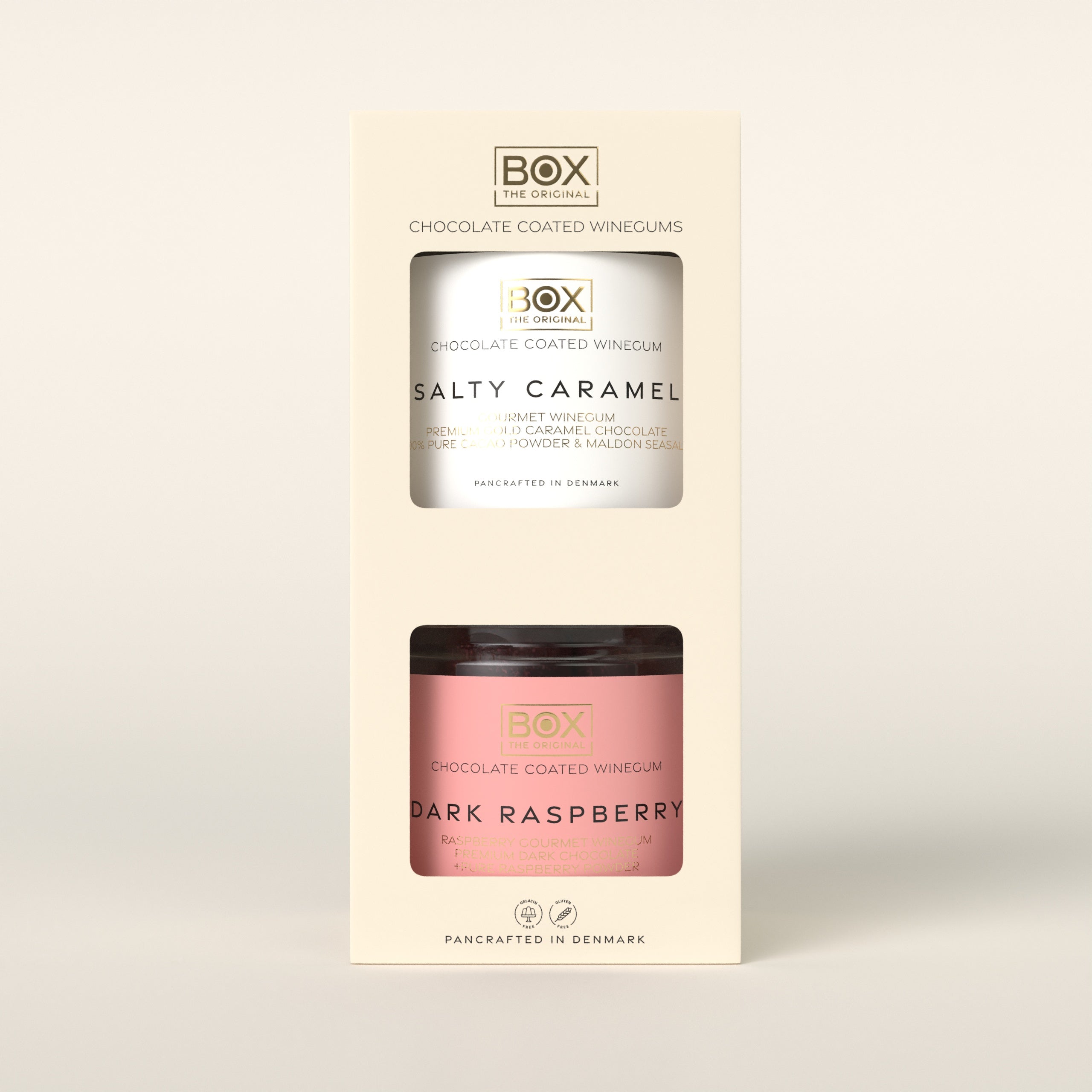 Salty Caramel &amp; Dark Raspberry — Gift Box Duo, Denmark Edition