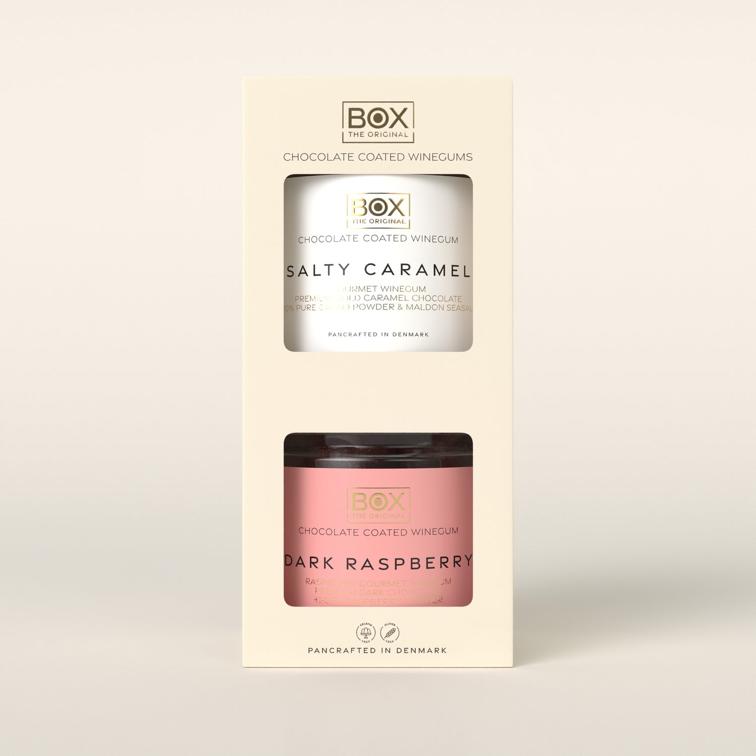 Salty Caramel &amp; Dark Raspberry — Gift Box Duo